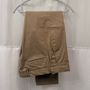 Nordstrom Men's Slim Fit Pants - Khaki, Size 34 x 30